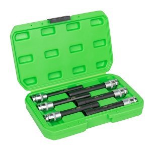Set tubulare Profil E extra lungi E10 - E20, antrenare 1/2", 6 piese, JBM 53915 - Img 2