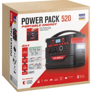 Sursa de curent 12V cu baterie interna POWER PACK 520, GYS 027961 - Img 3