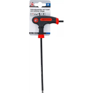 Şurubelniţa cu mâner T şi lama laterala | Inbus / Inbus cu cap sferic 5 mm, BGS DIY 7882-5 - Img 4