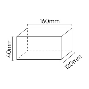 Tampon din cauciuc pentru platforme elevatoare, dimensiuni 160x120x40 mm, JBM 54351 - Img 2