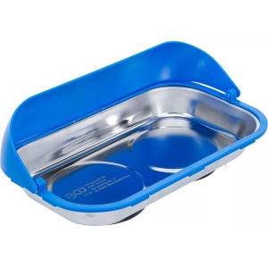 Tava magnetica cu maner pentru scule, piese si accesorii, dimensiuni 249x152x54mm, forta magnetica de peindere 5Kg, BGS 67102 - Img 4