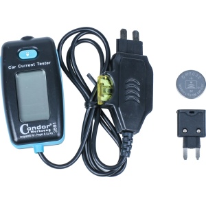 Tester digital de curent pentru contactul siguranțelor, pentru 12/24V, Condor 3591