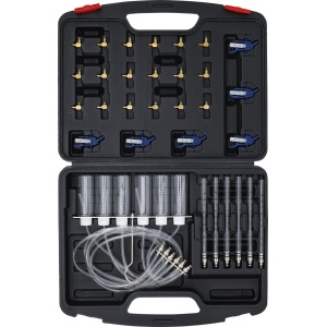 Tester pentru retur injectoare Common-Rail cu 24 adaptoare, BGS DIY 8106 - Img 4