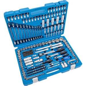Trusa cu tubulare hexagonale, 1/4" + 3/8" + 1/2", 215 piese, Condor 2215-1 - Img 2