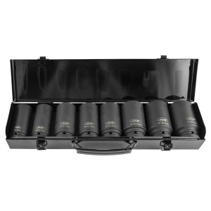 Trusa tubulare de impact hex. antrenare 3/4", 8 piese, JBM 52347 - Img 1