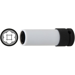 Tubulara antifurt speciala pentru roti Mercedes-Benz S-Class, cu protectie pentru jante din aliaj, actionare 1/2", BGS 7309