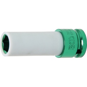 Tubulara de impact 15mm cu protectie pentru jante din aliaj, antrenare 1/2", BGS 7207