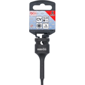Tubulara extractoare de şuruburi pentru inbusuri defecte 4 mm, act. 1/2", BGS 7004-4 - Img 2