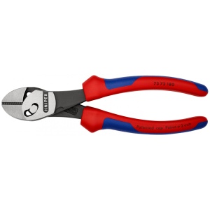 TwinForce® Sfic de taiere ultraperformant, manşoane multicomponent, lungime 180 mm, Knipex 7372180 - Img 3