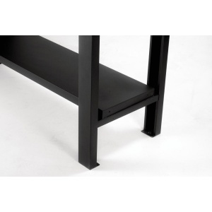 Banc de lucru cu blat din lemn stratificat, dimensiuni 2000x600 mm, Mob&Ius 9611009901 - Img 2