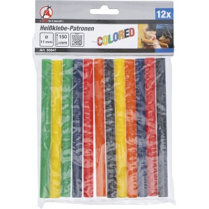 Batoane adeziv la cald | colorat | Ø 11 mm, 150 mm | 12 piese, BGS DIY 80847 - Img 3