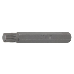 Bit cu dinţi multipli M10, Spline (XZN), lungime 75mm, antrenare 3/8", BGS 4862