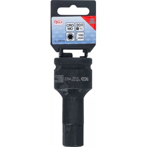 Bit de impact 22 mm, lungime 100 mm, antrenare 3/4", BGS 6185-H22 - Img 2