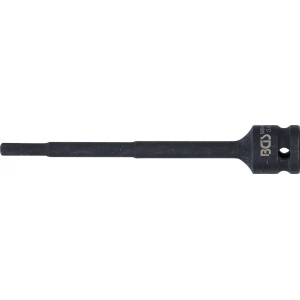 Bit de impact Imbus 6 mm extra lung, antrenare 1/2", lungime 150 mm, BGS 5490-H6 - Img 2