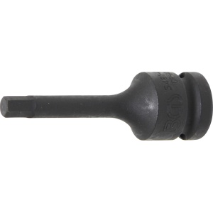 Bit Imbus de impact 7 mm, lungime 75mm, antrenare cu tubulara 1/2", BGS 5481-M7