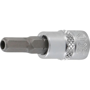 Bit Inbus 5.5 mm cu gaura pe tubulara 1/4" (6,3 mm), BGS 5156-5-5