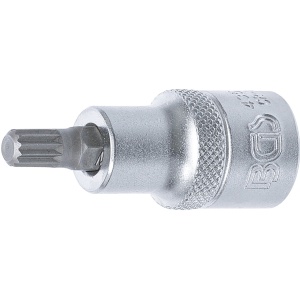 Bit Spline (XZN) M8, lungime 53mm, antrenare cu tubulara 1/2", BGS 4352