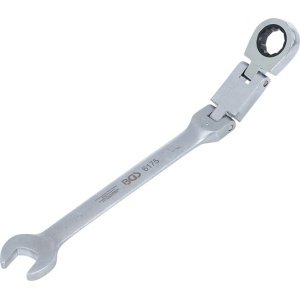 Cheie combinata cu clichet 15 mm dublu articulata, BGS 6175 - Img 1
