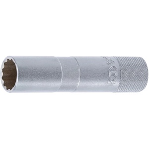 Cheie de bujii 16mm, profil 12 colturi, antrenare 3/8'', lungime 90 mm, BGS 2448