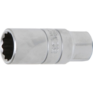 Cheie pentru bujii,actionare 3/8", 18 mm,retinere pe cauciuc, BGS 2387