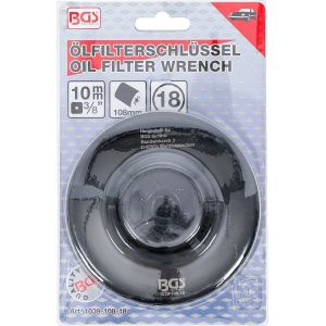 Cheie pentru filtru de ulei, 108 mm x P18, BGS 1039-108-18 - Img 4