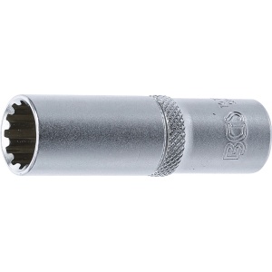 Cheie tubulara adanca Gear Lock 13 mm, antrenare 3/8", BGS 10353