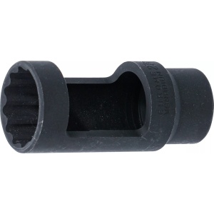Cheie tubulara decupata pentru sonda Lambda, 27 x 78 mm, 12 colturi, antrenare 12,5mm(1/2"), BGS 1140-27 - Img 1