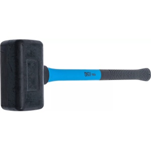 Ciocan de cauciuc diametru 70mm cu maner de fibra pentru vulcanizare, greutate 2100g, lungime 480mm, BGS 1968 - Img 3