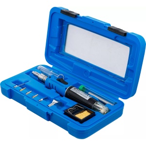 Ciocan de lipit pe gaz, pentru piese electronice, conectori, cabluri electrice, temperatura de lucru pana la 1300', BGS 9942 - Img 3