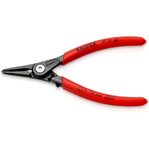 Cleste pentru inele de siguranta de exterior cu protecţie la supraintindere, lungime 140 mm, Knipex 4931A0