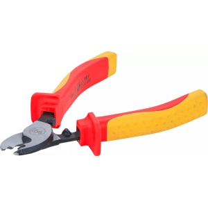 Cleste pentru taiat cabluri cu manere izolate VDE, lungime 160 mm, BGS 35885 - Img 2