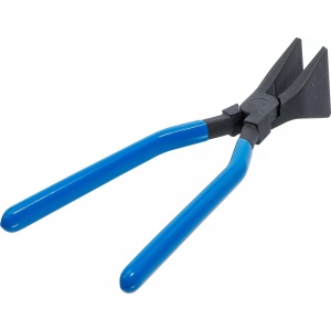 Cleste special pentru lucrari de tinichigerie cu falci 60mm drept, lungime totala 280mm, BGS 6160 - Img 4