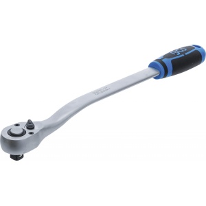 Clicket reversibil cu maner ergonomic extra lung, actionare 1/2"(12.5mm), lungime 380mm, BGS 324