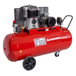 Compresor aer cu piston, butelie 270 litri, presiune max.10 bari, alimentare 380 V, putere 4Kw, Fini BK114-270-5.5