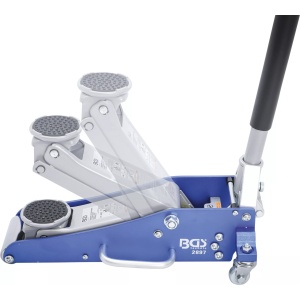 Cric crocodil cu sarcina max.1.5 tone, constructie Aluminiu-Otel, cursa dubla la ridicare, greutate 15.5Kg, BGS 2897 - Img 2