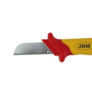 Cuţit izolat VDE pentru electricieni, lungime 180 mm, JBM 53164 - Img 2