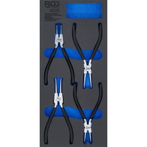 Echipare pentru dulap 1/3, set clesti de sigurante, 4 piese, BGS 4025 - Img 1