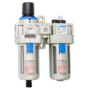 Filtru reglator si gresor pneumatic 3/8", Unior 617736
