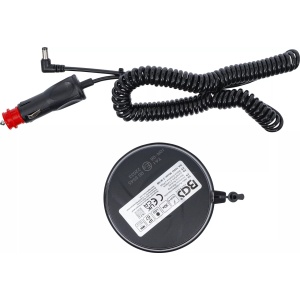 Girofar cu acumulator galben cu magnet 12 V / 24 V Ø 130 mm, BGS 70343 - Img 4