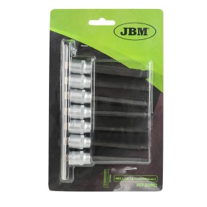 Joc capete tubulare torx rotunde 3/8", JBM 50982 - Img 3