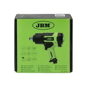 Pistol de impact, cuplu maxim de desfacere 2300Nm, antrenare 3/4", JBM 54859 - Img 6