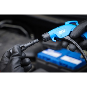 Pistol de suflat cu aer comprimat, cu 5 adaptoare, BGS 7177 - Img 4