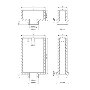 Presa pentru extras și montat bucsi cu cilindru hidraulic de 10 tone, Lincos MG92611A - Img 8