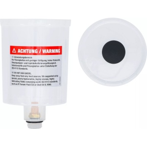Recipient din plastic cu capac pentru tester retur injectoare BGS 62650, BGS 62650-1 - Img 3