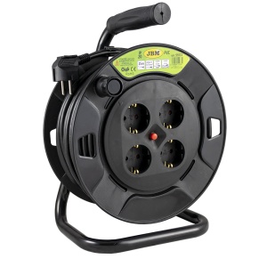 Rola prelungitor cablu electric 3 x 1.5 mm, lungime 25 m, JBM 51033 - Img 4