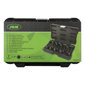 Set 8 imbusuri de impact hex. lungi de 1/2", JBM 52339 - Img 5