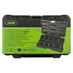 Set 8 imbusuri de impact Torx lungi de 1/2", JBM 52340 - Img 5