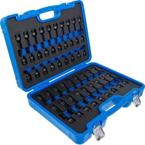 Set biţi de impact Imbus, Torx, XZN cu antrenare 1/2", 56 piese, BGS 7298 - Img 2
