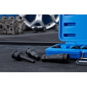 Set biţi de impact Inbus cu cap sferic 6 - 19 mm, lungime 75 mm, antrenare 1/2", 8 piese, BGS 5488 - Img 2