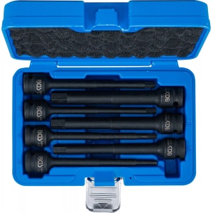Set biti Imbus de impact extra lungi 5 - 14 mm, antrenare 1/2", lungime 150 mm, B-5490 - Img 4